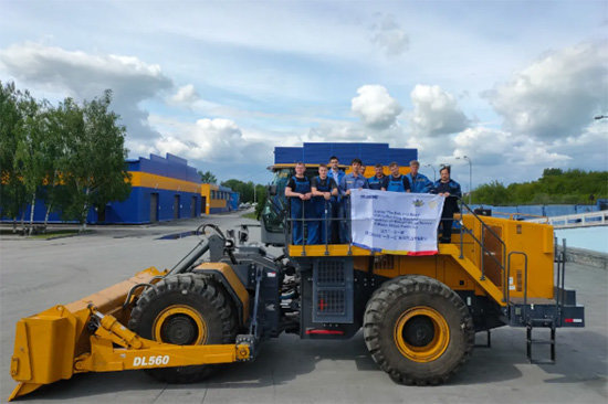 Annual operating time high up to 6,000 hours! Powerful strength of XCMG wheel bulldozer fully demonstrated in Siberia!